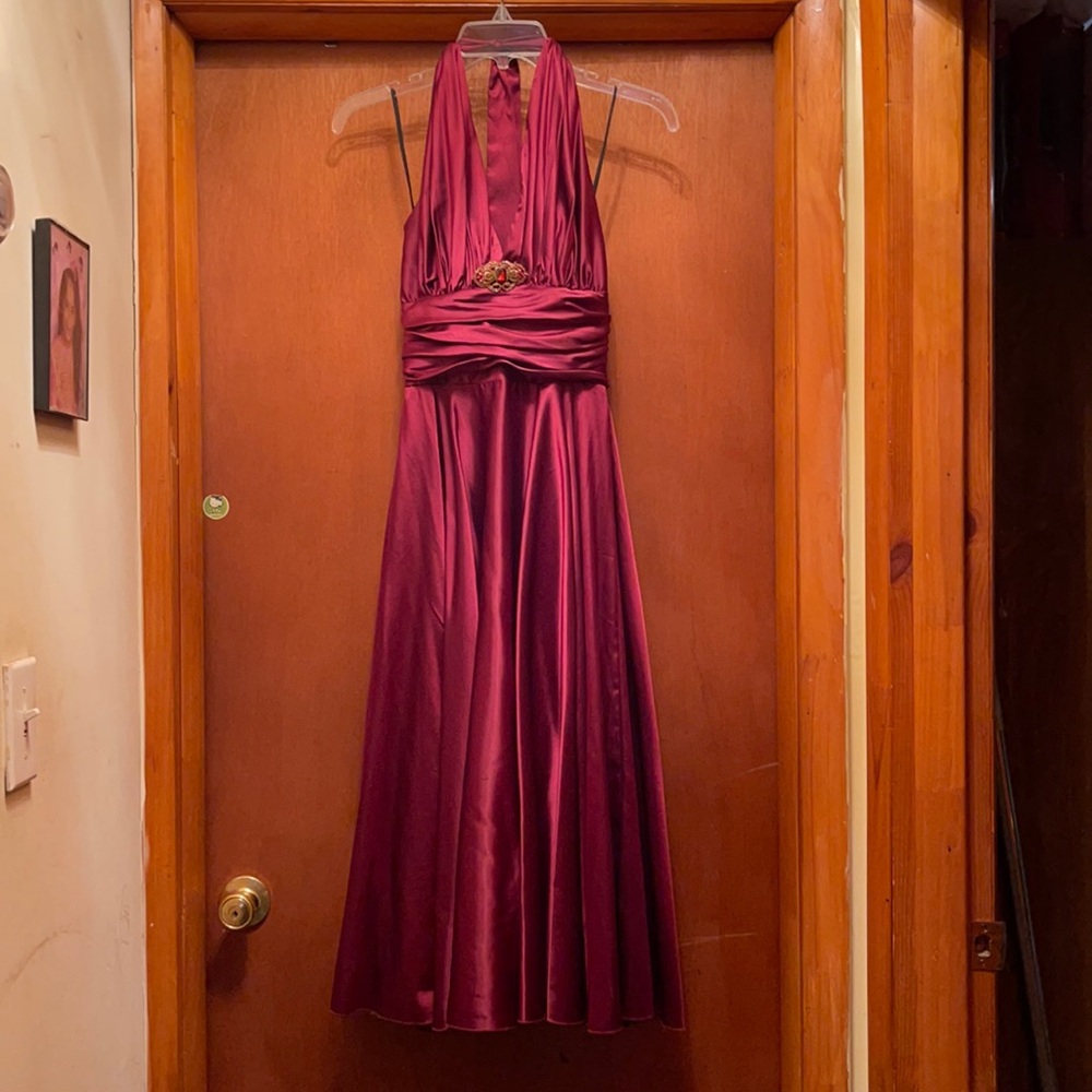 Halter Tie-Back Dress